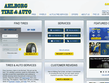 Tablet Screenshot of ahlborgtire.com